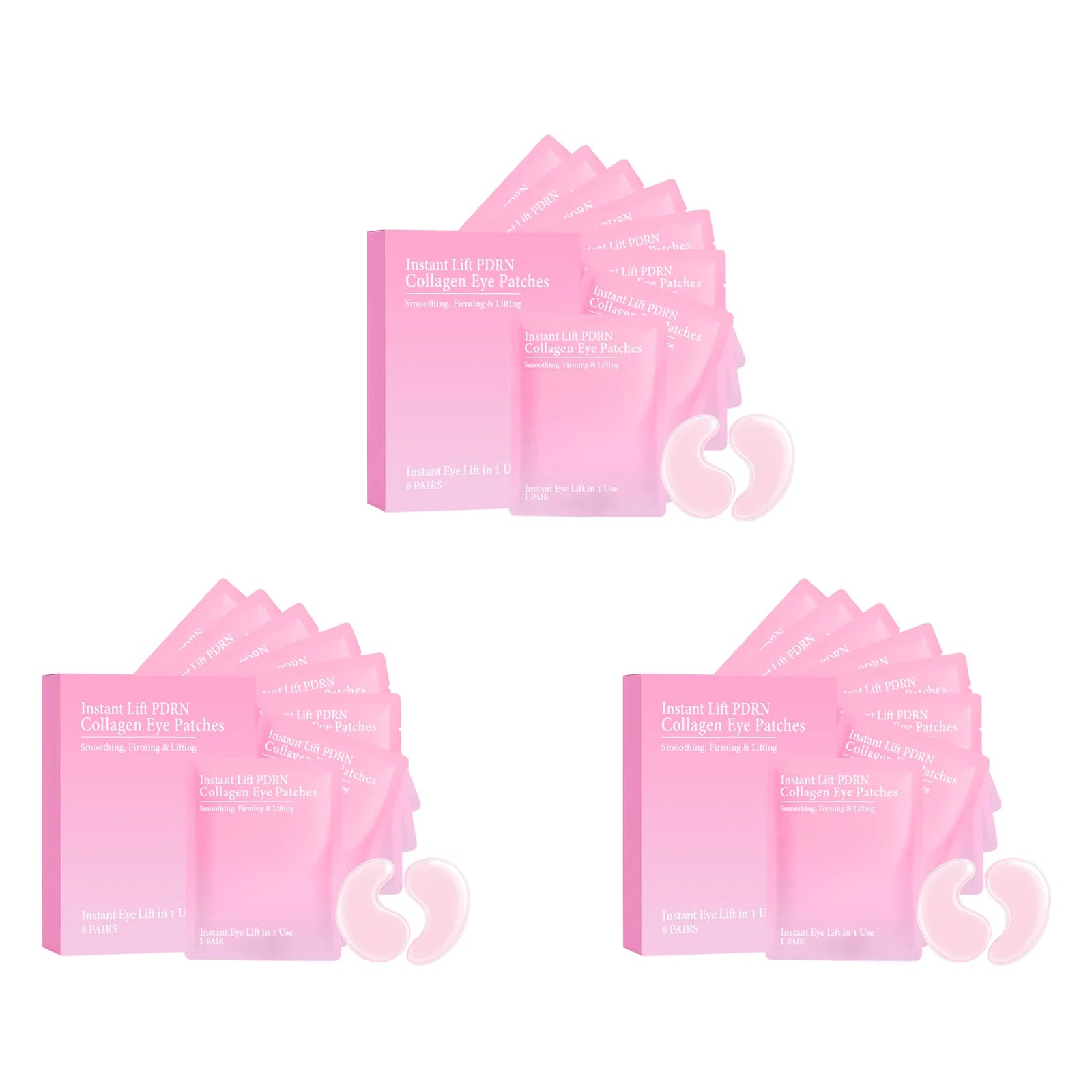 Hoygi Collagen Hydrogel Eye Patches – Dark Circles & Puffiness Hydrogel Eye Patches Zpaxo 24 pairs Boxed