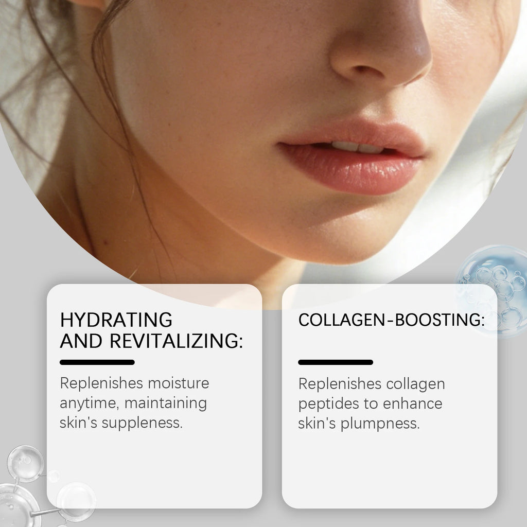 Moisturizing Mist Facial Serum Spray Hydrating Peptide Gentle & Nourishing Barrier Protection Deep Hydration Lock Anti-Dryness Zpaxo