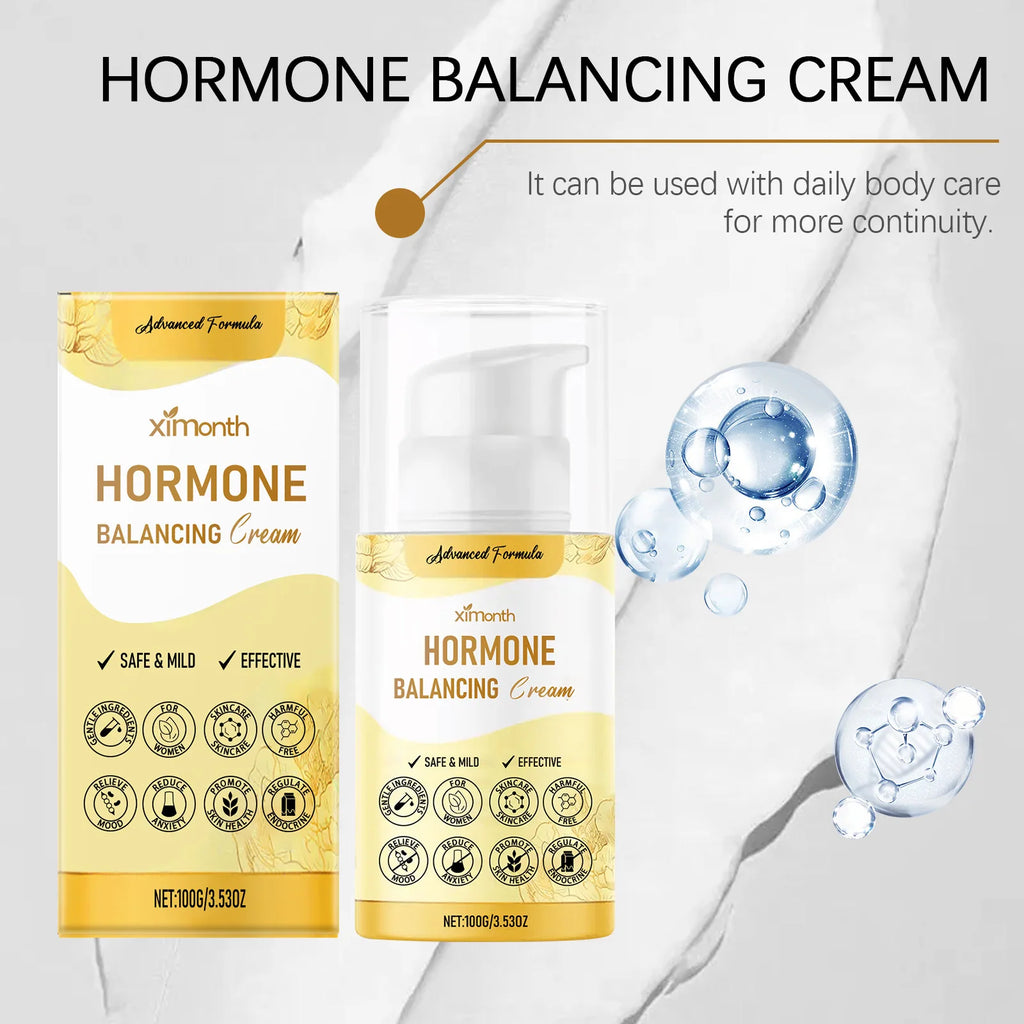 Hormone Balancing Cream Regulate Hormone Relieve Menopausal Symptoms Relaxing Body Mind Estrogen Relief Women Skin Health Care Zpaxo
