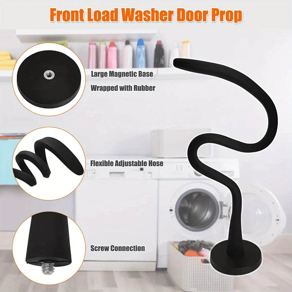 Washing Machine Door Holder Silicone Magnetic Ventilation Support Anti-Collision Washer Door Prop for Most Washers Laundry Tools Zpaxo