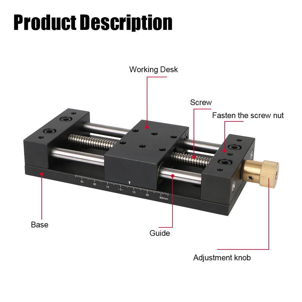 Platform Sliding Table X-axis Manual Translation Displacement Station