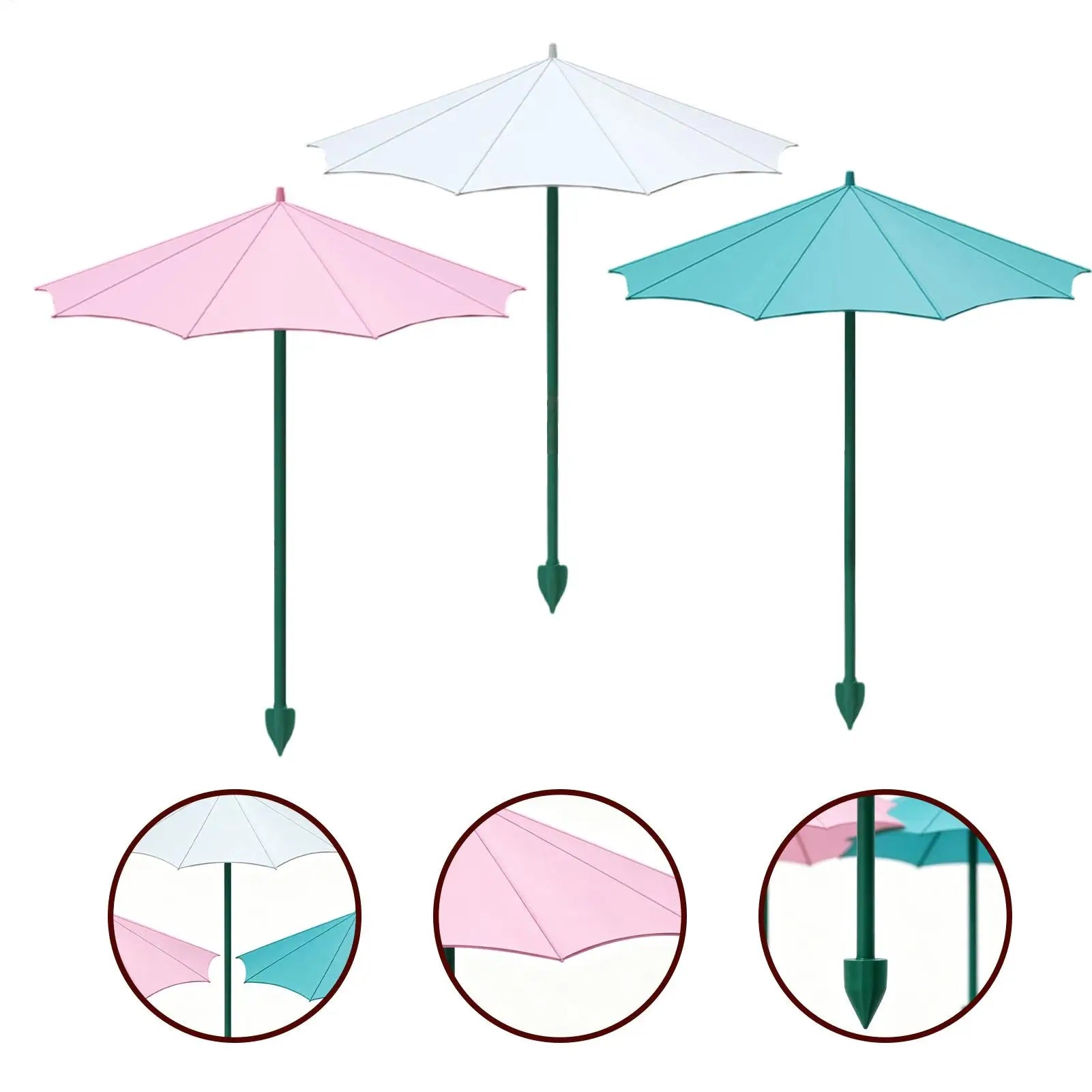Plant Umbrella Small Outdoor Potted Shade UV Protection Garden