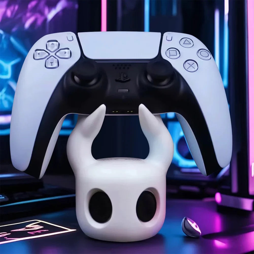Hollow Knight Themed Multi-functional 3D-Printed Stand for PS5/PS4/Game Controller with Ring Holder & Desktop Display Bracket Zpaxo