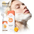 VC Orange Cleansing Mousse + Silicone Brush – Oil Control Facial Cleansing Mousse Zpaxo 120ml