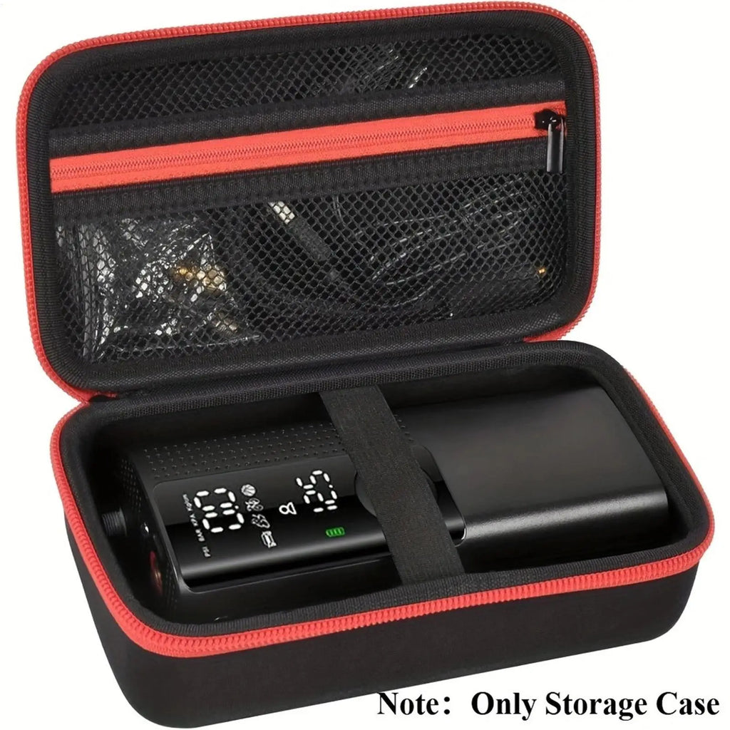 Car Air Compressor Storage Bag Air Pump Carrying Bag Waterproof Versatile Auto Repair Accessories Inflator Holder for Road Trip Zpaxo