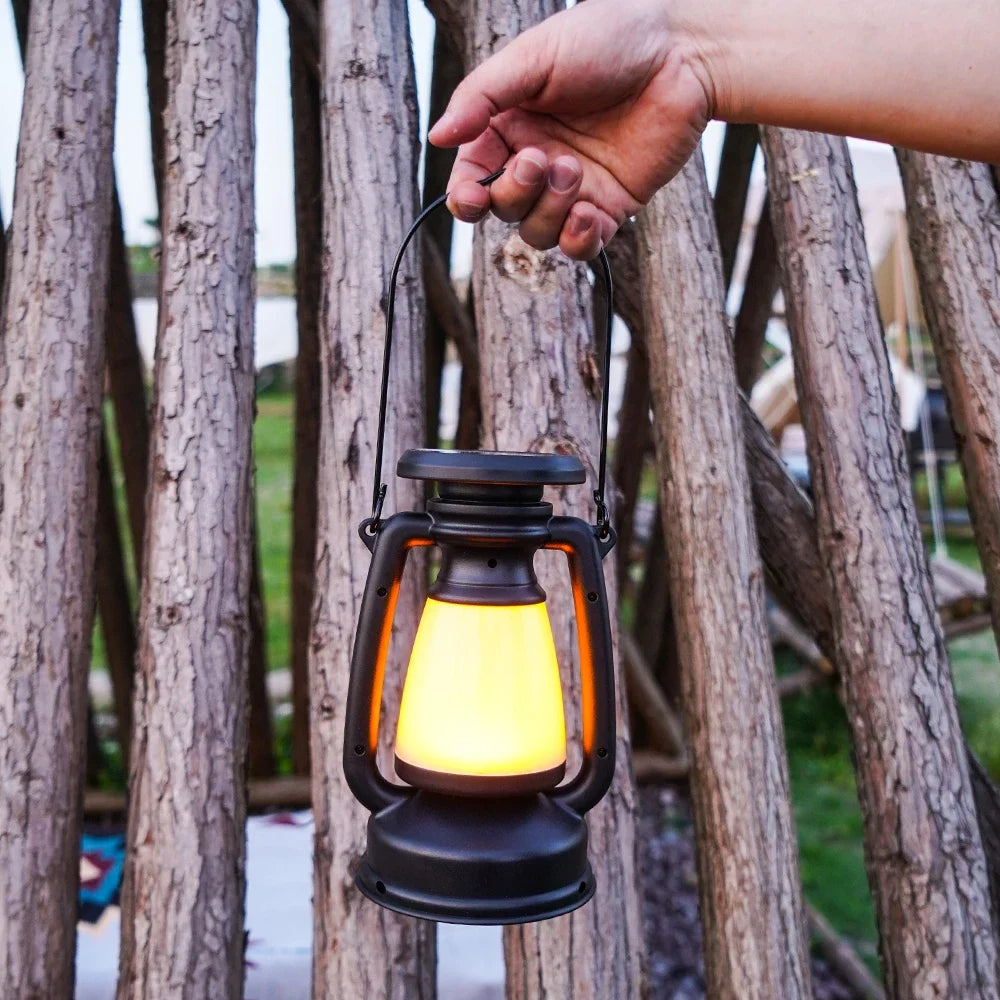 Solar USB Rechargeable Camping Lantern – Dimmable LED Light Camping Lantern Zpaxo