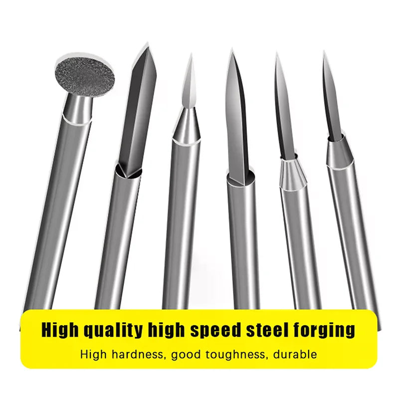 Electric Engraving Drill Accessories Bit Wood Crafts Grinding Tool Zpaxo
