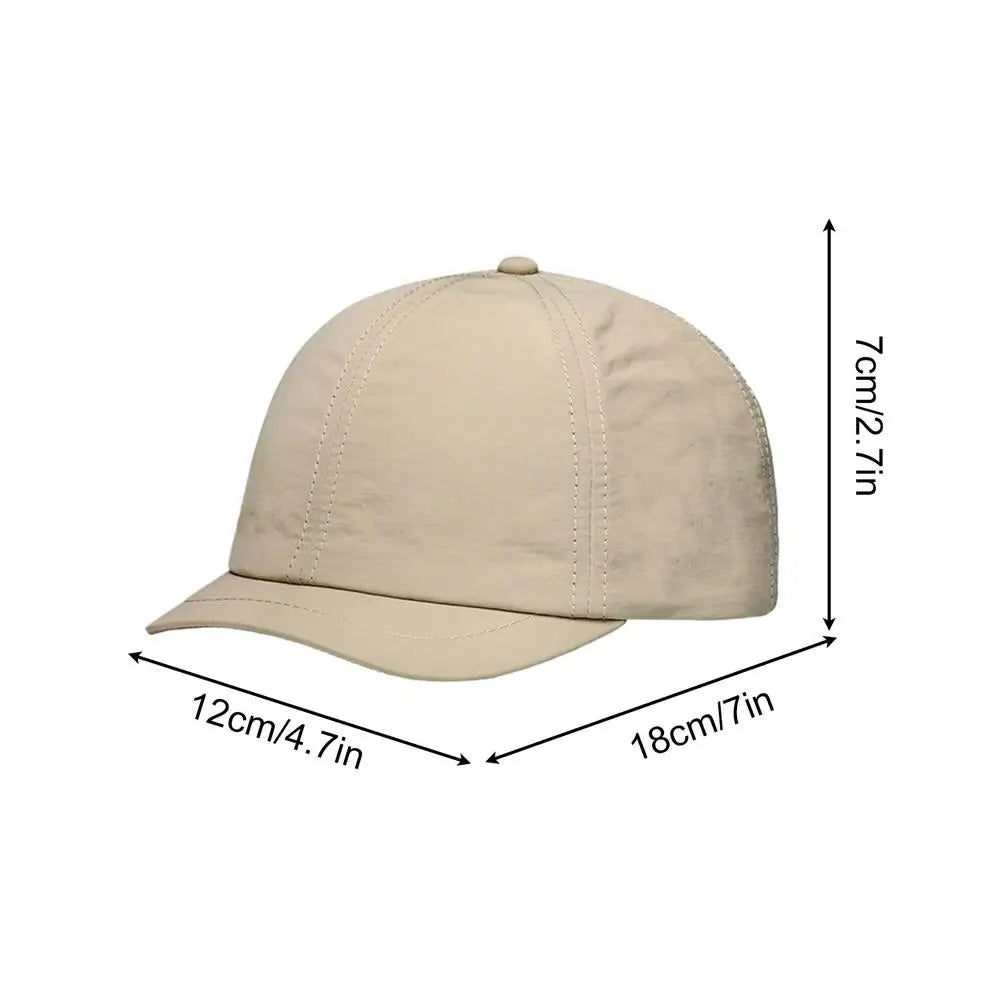 Unisex Quick-Dry Baseball Cap – Breathable Sun Protection Hat Baseball Cap Zpaxo cream colored