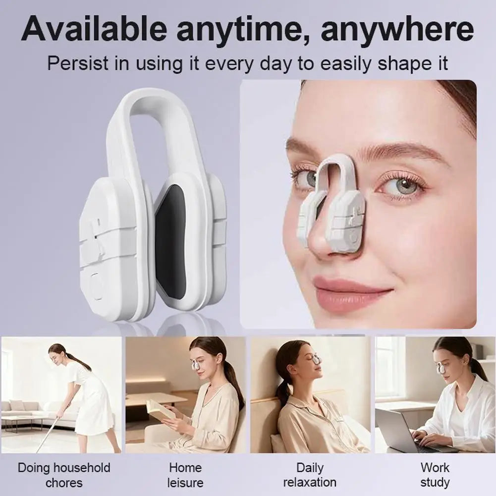 EMS Microcurrent Nose Lifter Massager | Silicone Sculpting Tool Nose Sculpting Massager Zpaxo