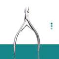 Stainless Steel Cuticle Clippers Trimmer Dead Skin Remover Pedicure Tool Cuticle Nippers Nail Manicure Scissors for Personal Zpaxo Silvery