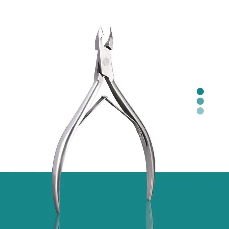 Cuticle Clippers Trimmer Dead Skin Remover Pedicure Stainless Steel Cutters Tool Cuticle Nippers Nail Manicure Scissors Zpaxo Silvery
