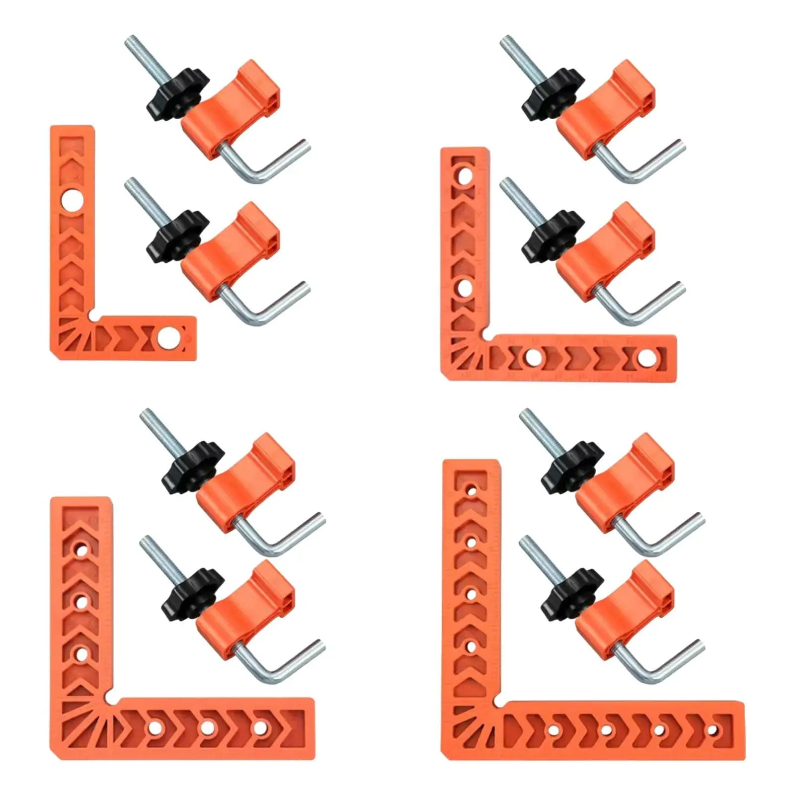 90 Degree Corner Clamp Positioning Square L Type Clamping Square Carpentry Squares for Woodworking Drawers Boxes Cabinets Frames Zpaxo