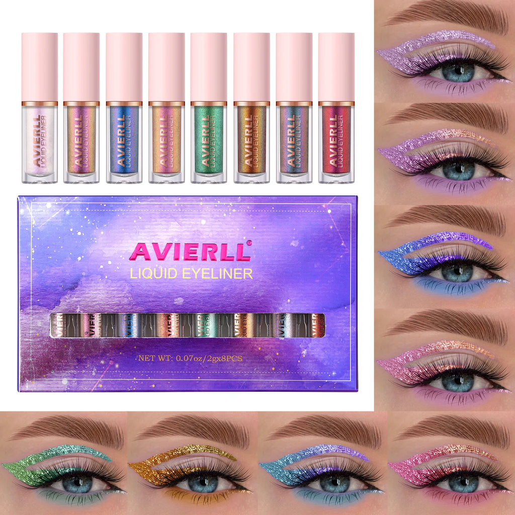 Chameleon Eyeliner 8 Colors Long-lasting Waterproof Glitter Liquid Zpaxo