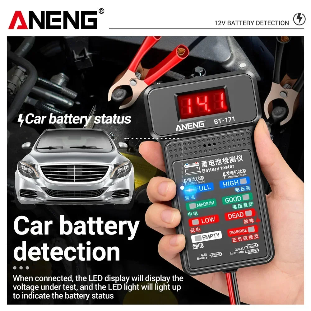 ANENG BT171 Electrician Tool Testers 12V Auto Repair Multifunctional Zpaxo