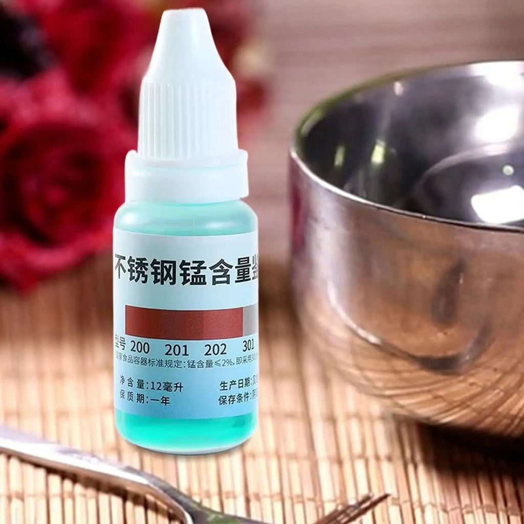 Stainless Steel Test Liquid Manganese Detection Reagent 304 201 202