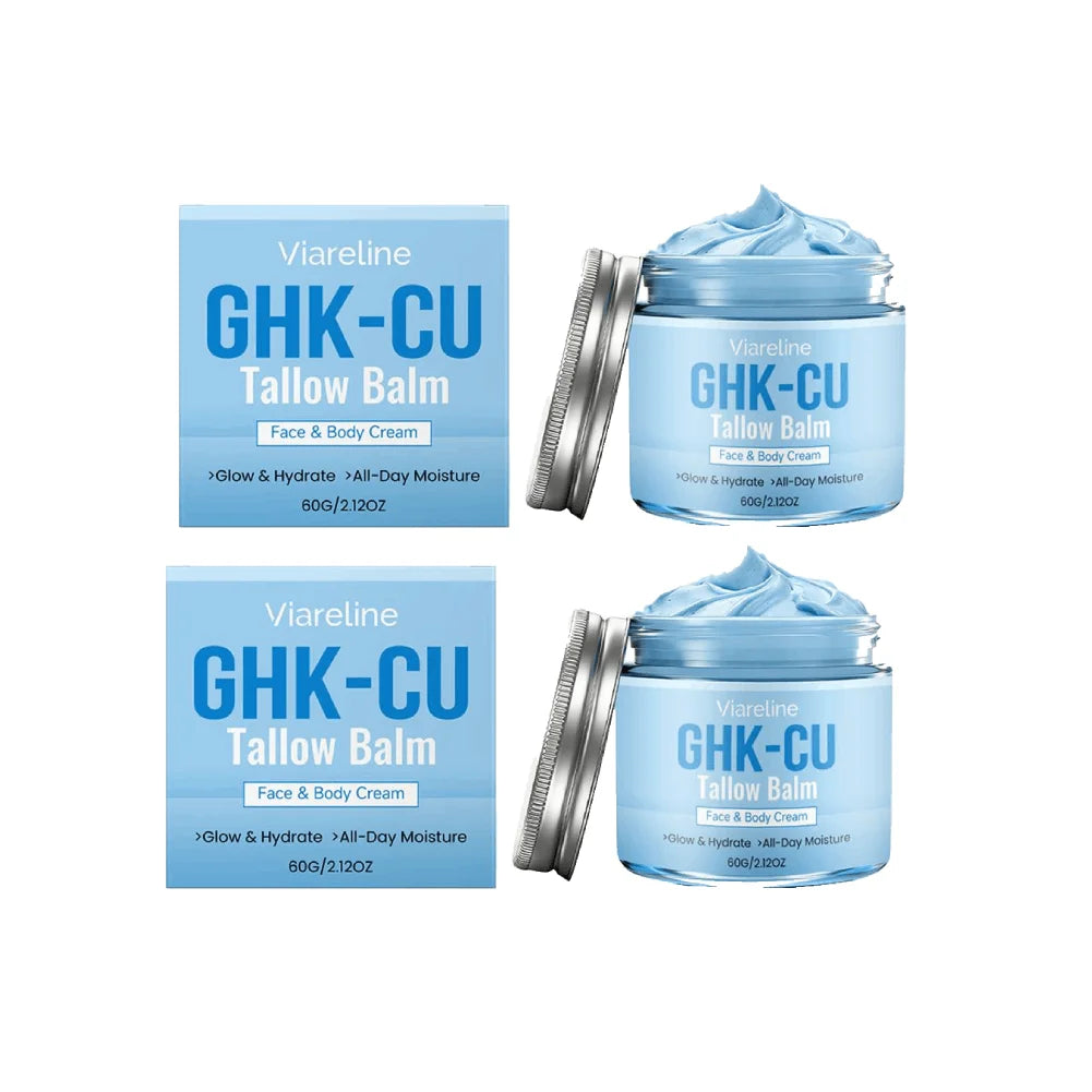 GHK-Cu Copper Peptide Blue Cream | Collagen & Deep Hydration Copper Peptide Face Cream Zpaxo B