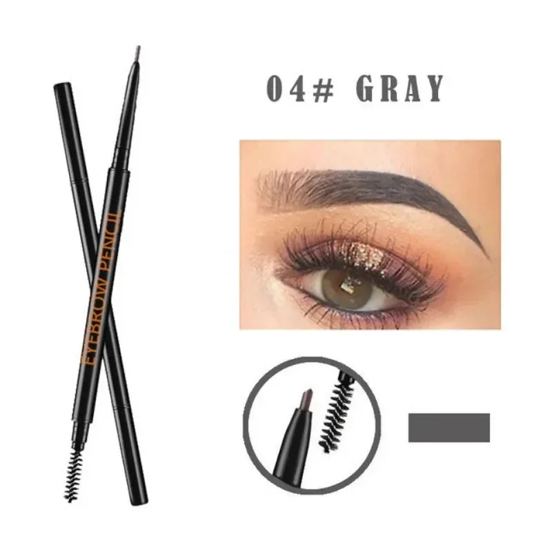 Fine Eyebrow Pencil Double Head Automatic Rotation One Line