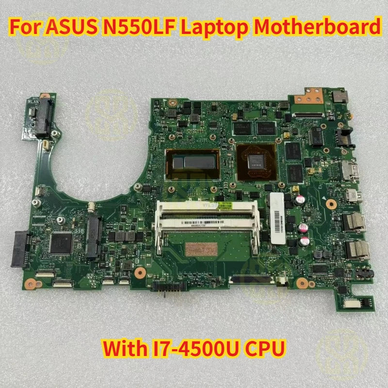 N550LF Mainboard ASUS Laptop Motherboard I7-4500U GT745M Test OK