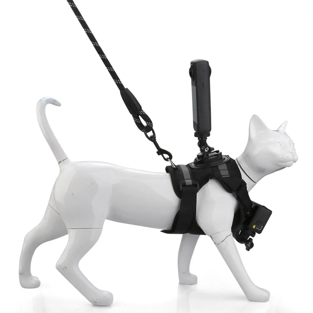 Escape Proof Cat Harness Escape Proof With Camera Mount Adult Cat Harness Vest For Training For Kitten Indoor Outdoor Hiking Zpaxo