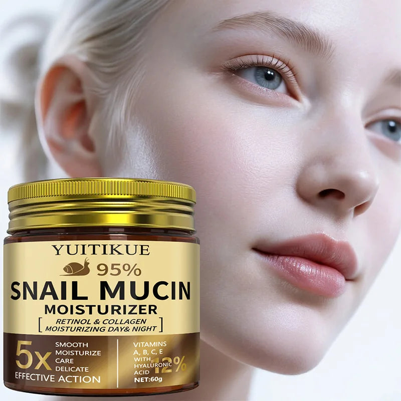 Snail Mucin Cream with Retinol & Collagen – 60g Moisturizer Face Moisturizer Cream Zpaxo