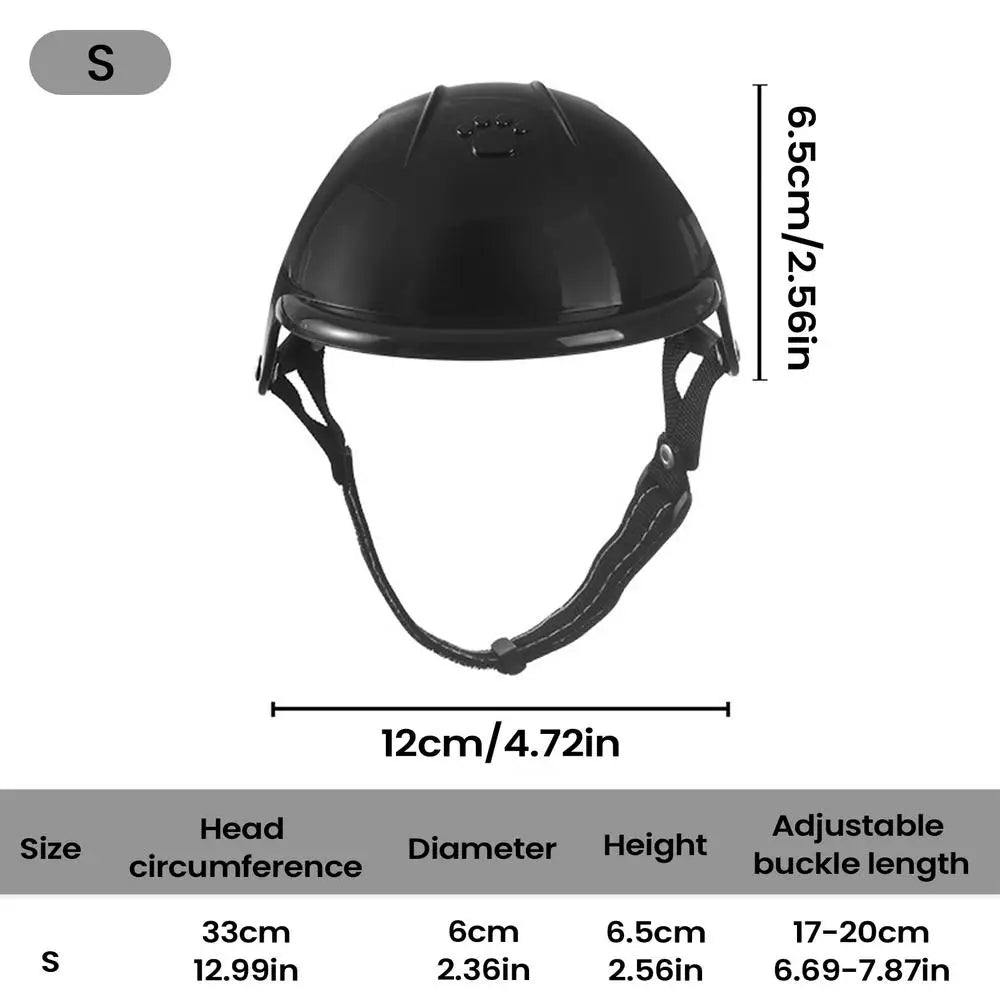 Pet Helmet Comfortable With Ear Holes Pet Helmet Cat Dog Hat For Medium Large Breeds Bike Riding Outdoor Activities Camping Zpaxo small China Mainland