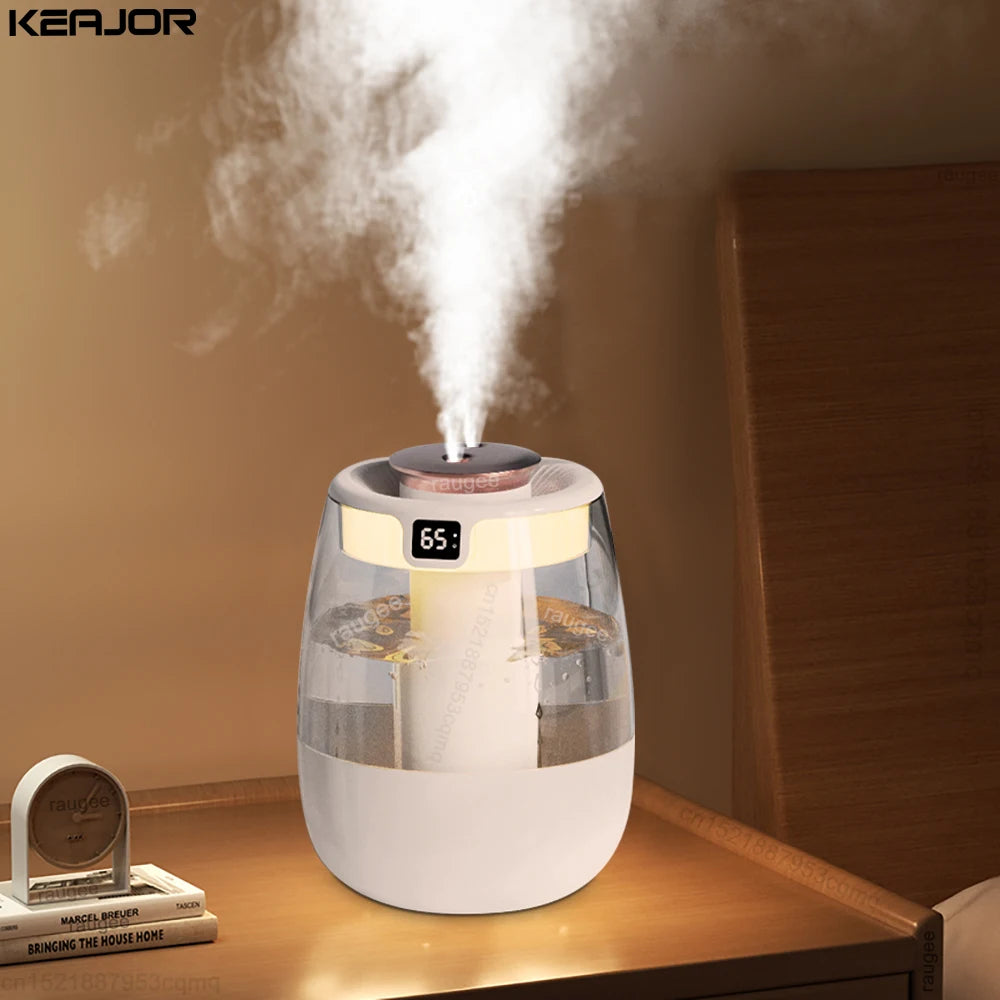 Air Humidifier Aroma Double Spray Port Essential Oil Diffuser USB