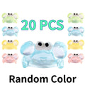 Colorful Resin Crab Figurines – Miniature Ocean Decor 10/20 PCS