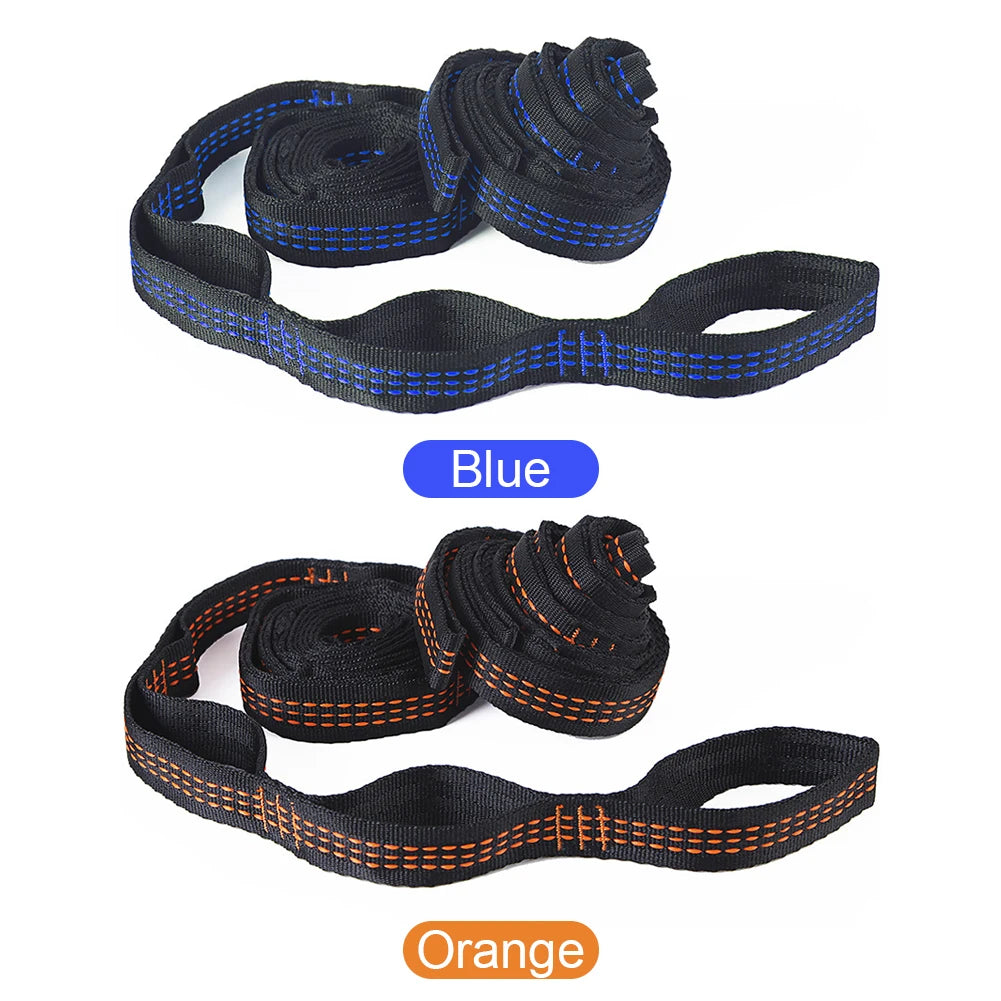 Tree Swing Hanging Hammock Straps Camping Strong Load Capacity Rope