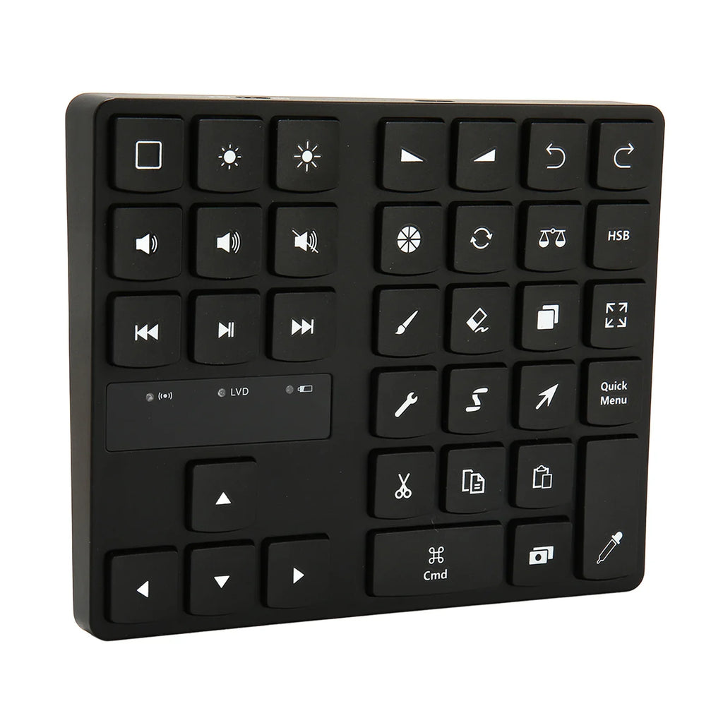 Drawing Keyboard Mini 35 Keys One Handed Ergonomic Shortcut IOS OS X Zpaxo