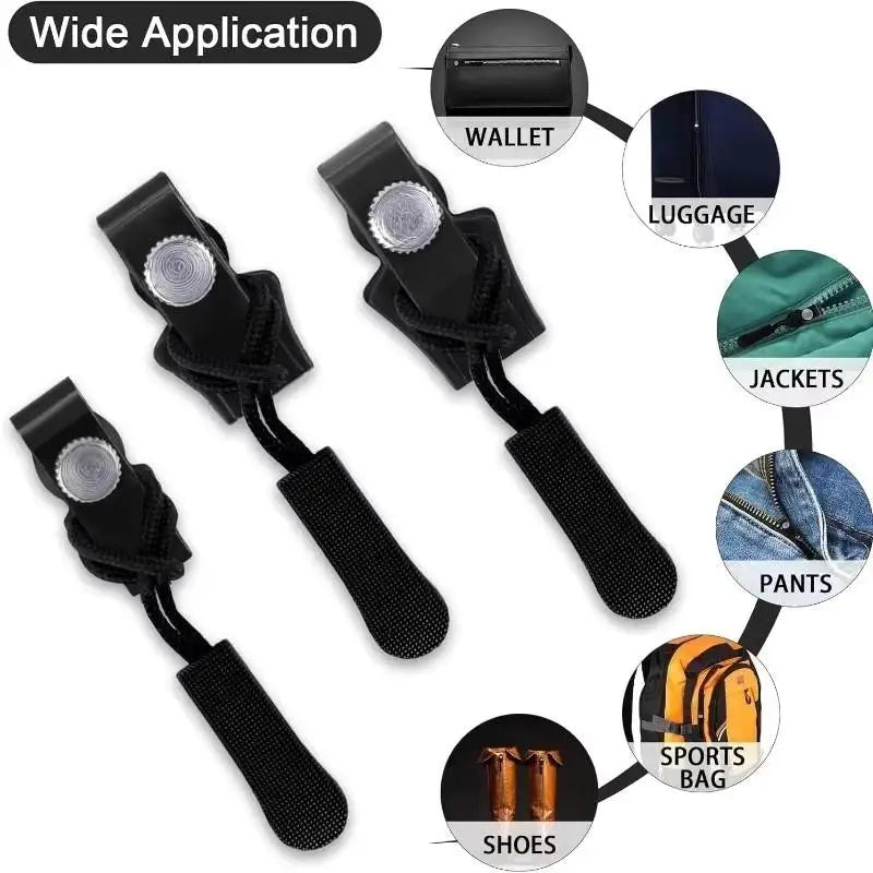 3 Sizes Sewing Zipper Repair Universal Instant Head Replacement Zpaxo