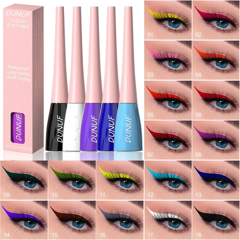 1 Pcs Waterproof Long-Wearing Liquid Eyeliner - Smudge-Resistant, Transfer-Proof, Perfect For Creating Dramatic Looks Zpaxo