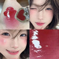 Highlighter Cream Blusher Palette Multi-use Water Light Natural Red
