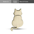 Cute 3D Metal Cat Sticker Personalized Car Emblem Originality Body