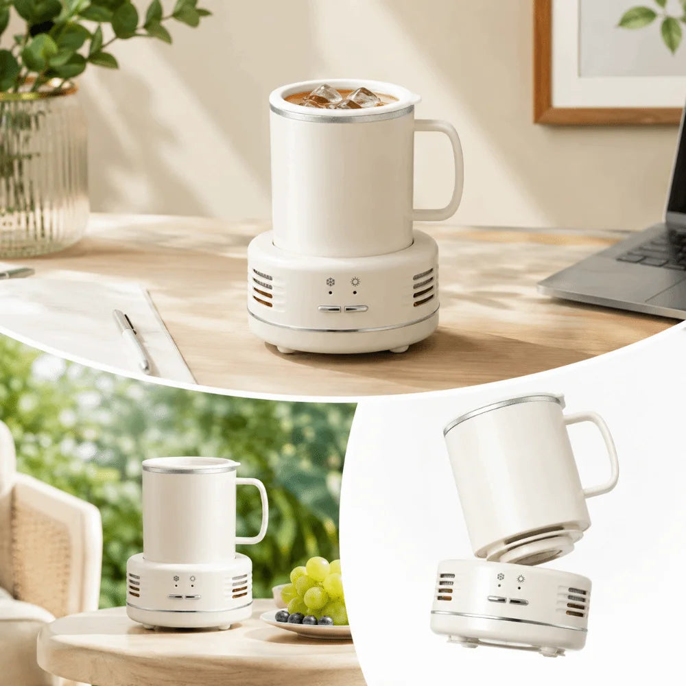 Quick Cooling Cup Compact One-button Switch Cold Warm Food-contact Zpaxo