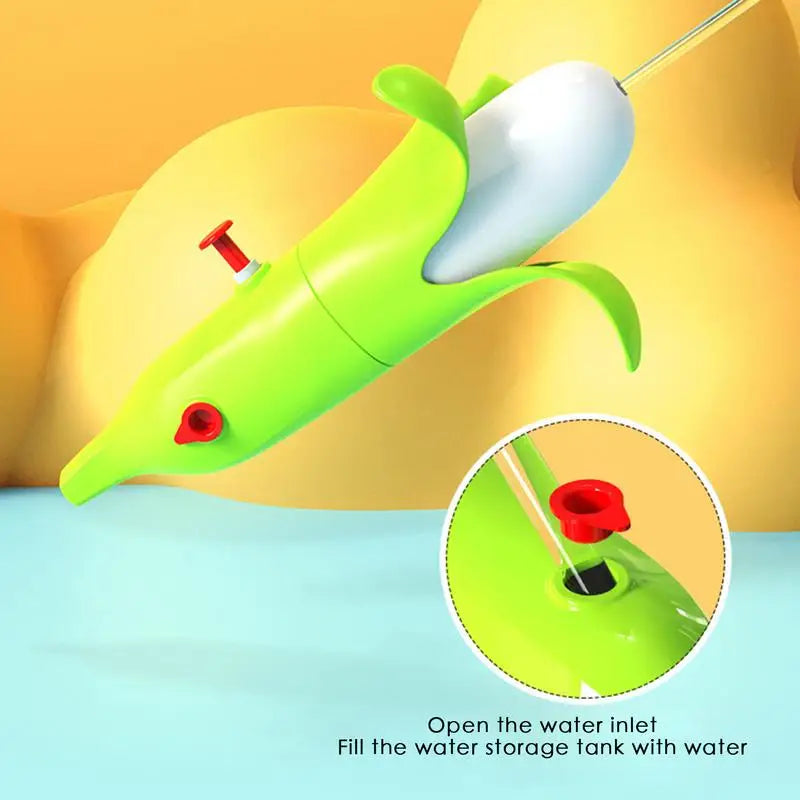 Banana Shape Water Spray Toy Outdoor Party Toys Realistic Powerful Zpaxo
