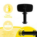 Adjustable Car Baby Rearview Mirror Shatterproof Shakeproof Clip Zpaxo Black