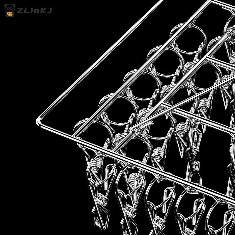 Metal Windproof Clothespin Laundry Hanger Clothesline Dryer Bra Towel Zpaxo