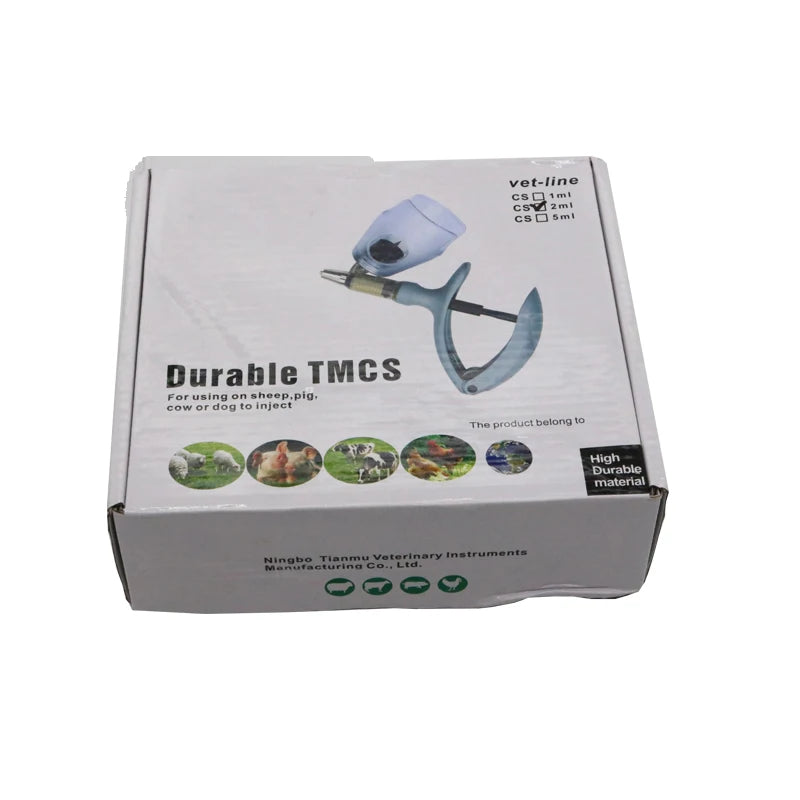 Automatic Veterinary Continuous Syringe Animal Injection Adjustable Zpaxo