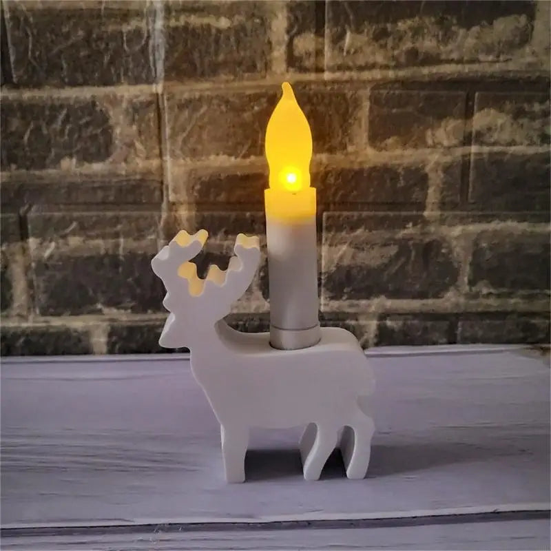 Moose Holder Silicone Molds For Epoxy Resin Candlestick Holiday Decoration Zpaxo