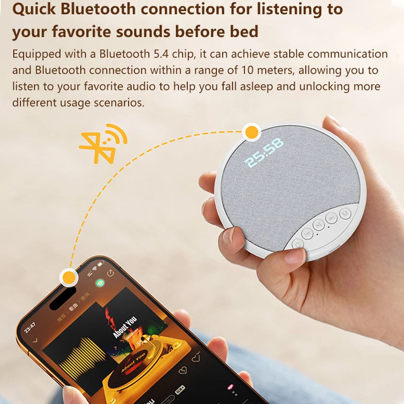 Multi-functional Bluetooth 5 4 Speaker Hifi Sound Sleep White Noise