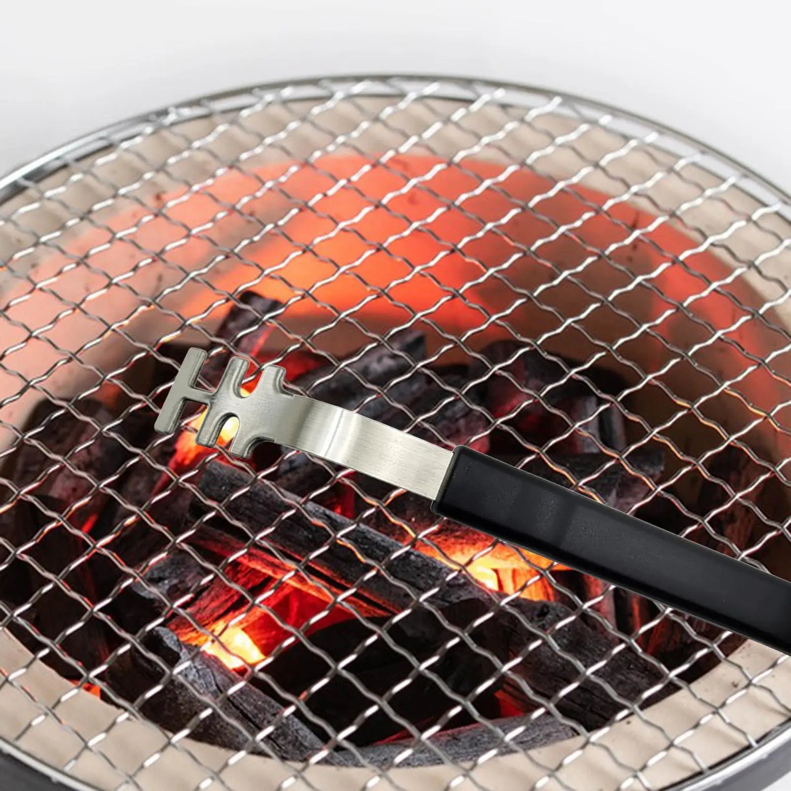 Stainless Steel Grill Grate Lifter – Anti-Scald BBQ Tool Grill Grate Lifter Zpaxo