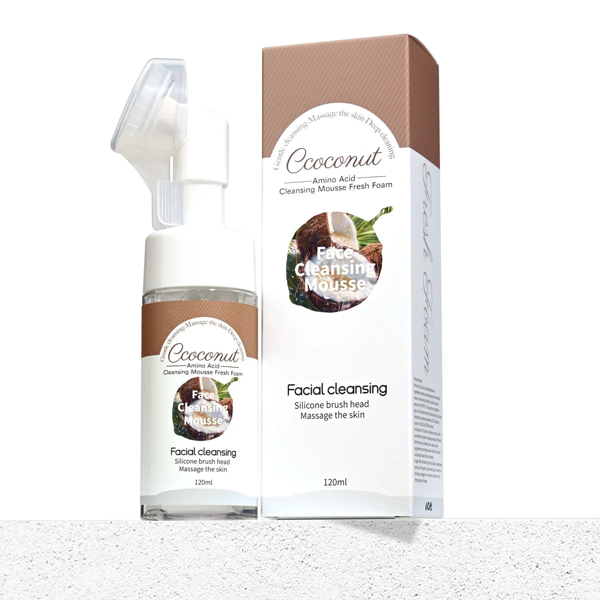 Coconut Amino Acid Facial Cleanser Mousse – Oil Control 120ml Facial Cleanser Mousse Zpaxo