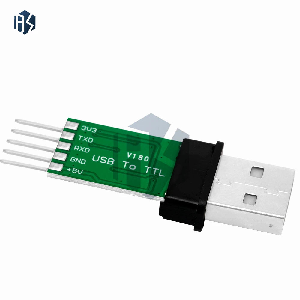 6-Pin USB 2 0 TTL UART Converter CP2102 Aluminum-shelled FT232 STC Zpaxo
