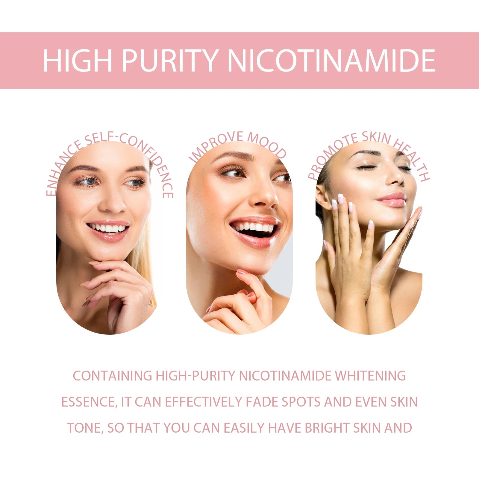 Nicotinamide Brightening Serum Nourishing Gentle Moisturizing Firming Tender Anti-Aging Wrinkle Shrink Pores Long Repair Essence Zpaxo