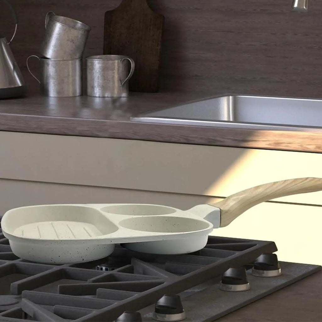 Omelette Pan Nonstick Grill Cookware Gas Stove Induction Cooking Easy