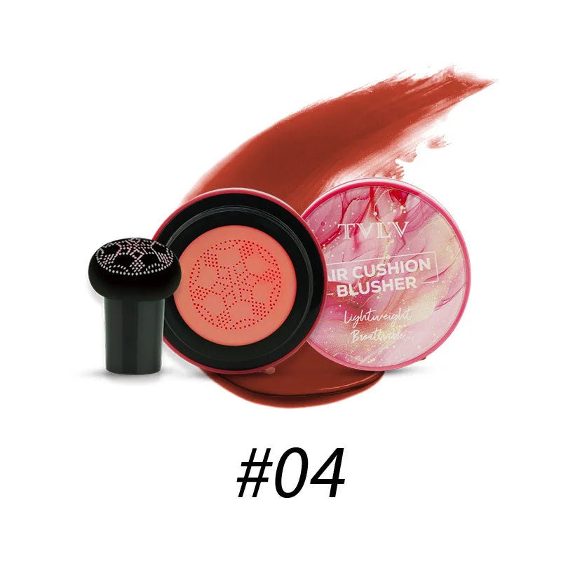 Multi-Use Air Cushion Blush - Lightweight Long-Lasting, Portable Easy Touch-Up for All Skin Tones Zpaxo 04