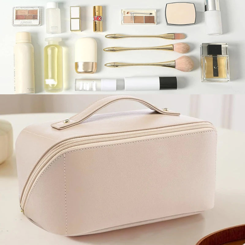 Makeup Organizer Female Toiletry Kit Bag Make Up Case Storage Pouch Luxury Lady Box, Cosmetic Bag, Organizer Bag for Travel Zip Zpaxo