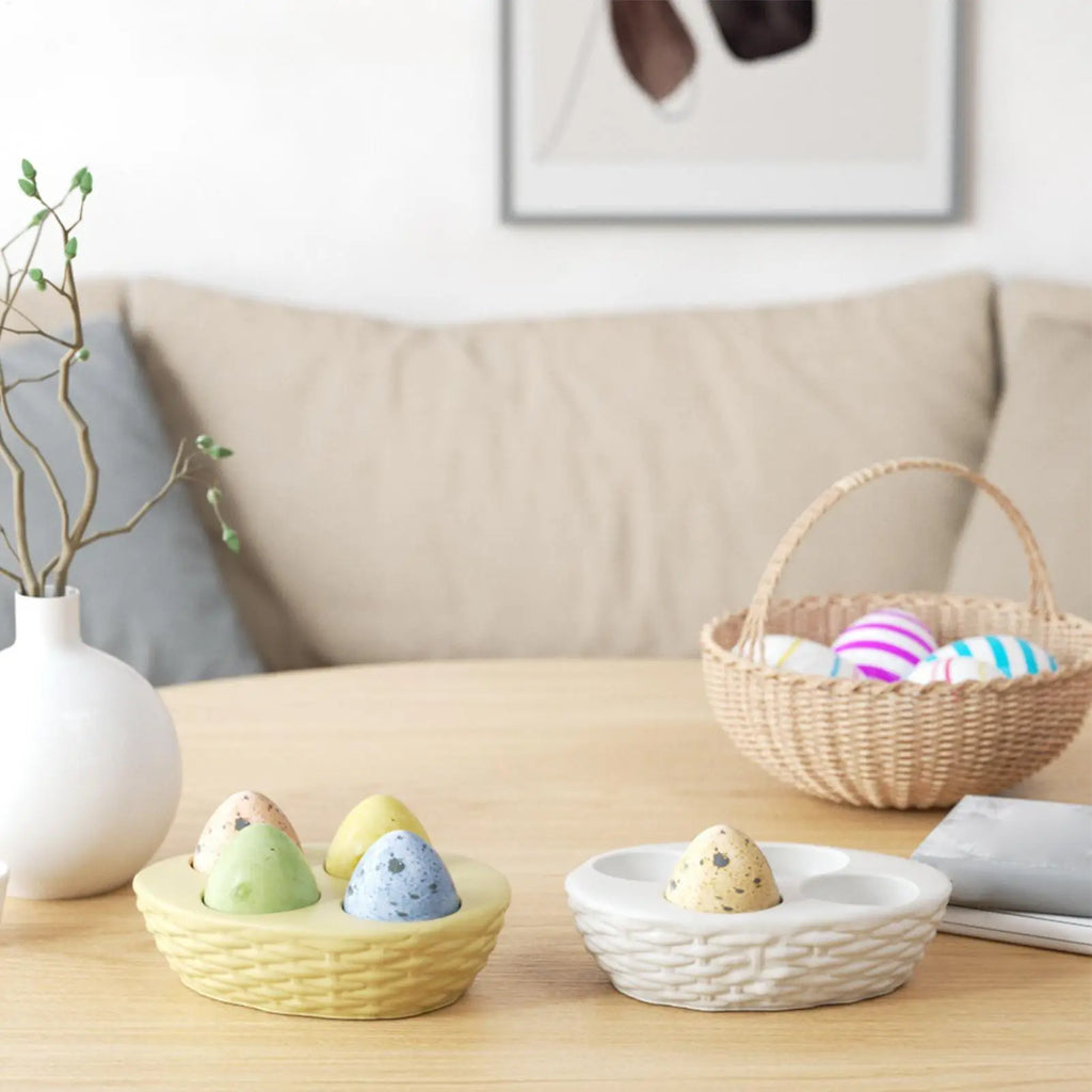 Easter Silicone Mold Egg Storage Tray Mould Holder Container Fridge
