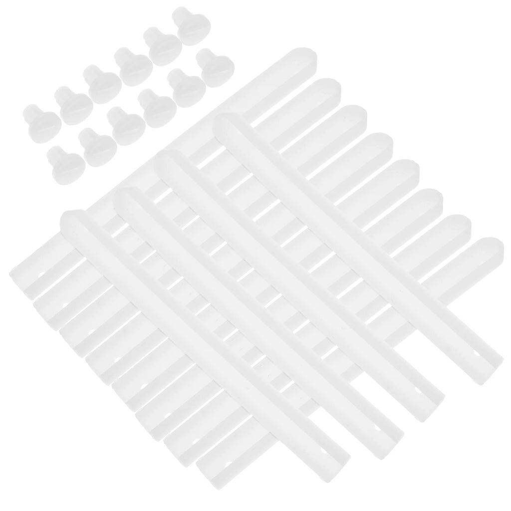6Sets Plastic Drawer Slides Professional Push-to- Cabinet Side Track