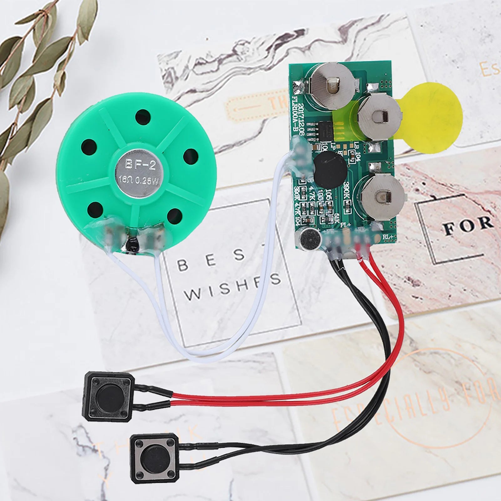 DIY Greeting Card Chip 4 Minutes Recordable Voice Sound Holiday